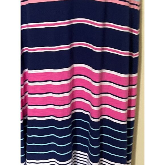 C&C Californi Maxi Dress L Beachy Vacation Resort Striped - Picture 8 of 11